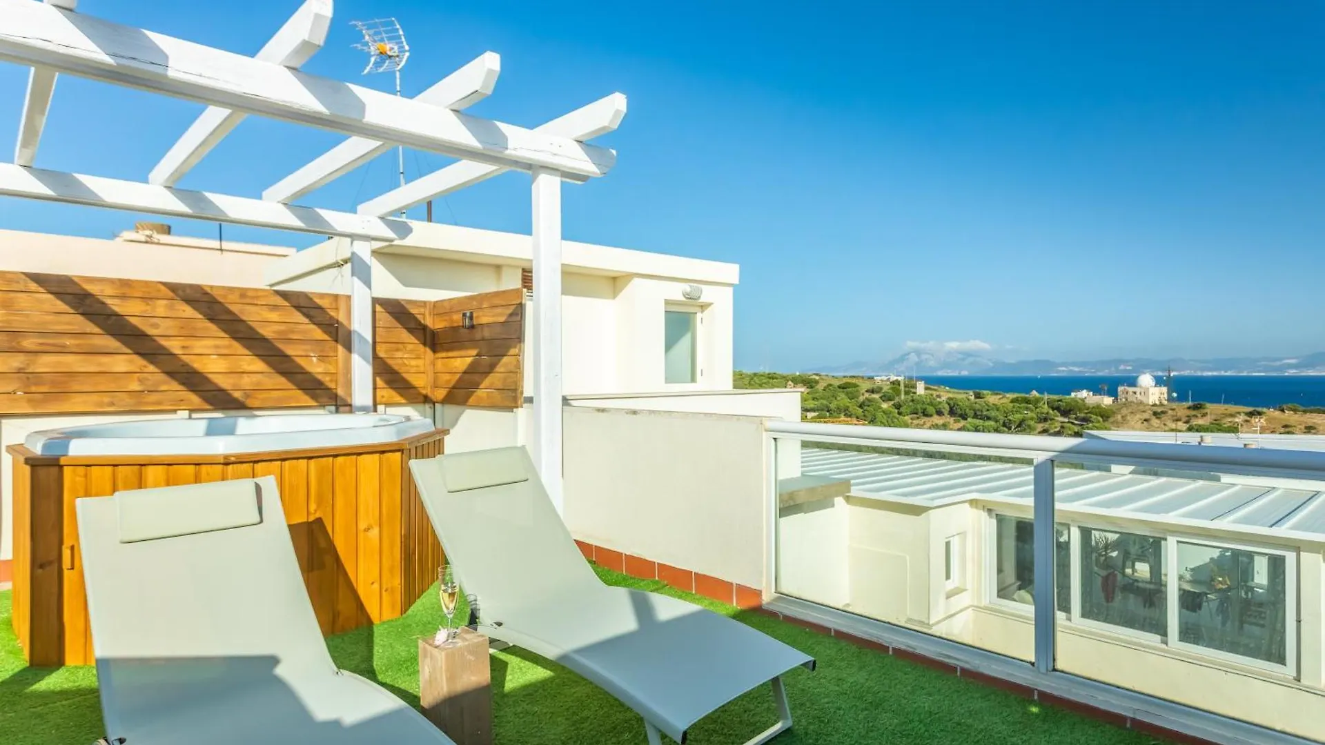Terrace With Panoramic Views On Sea & Africa Apartment Tarifa