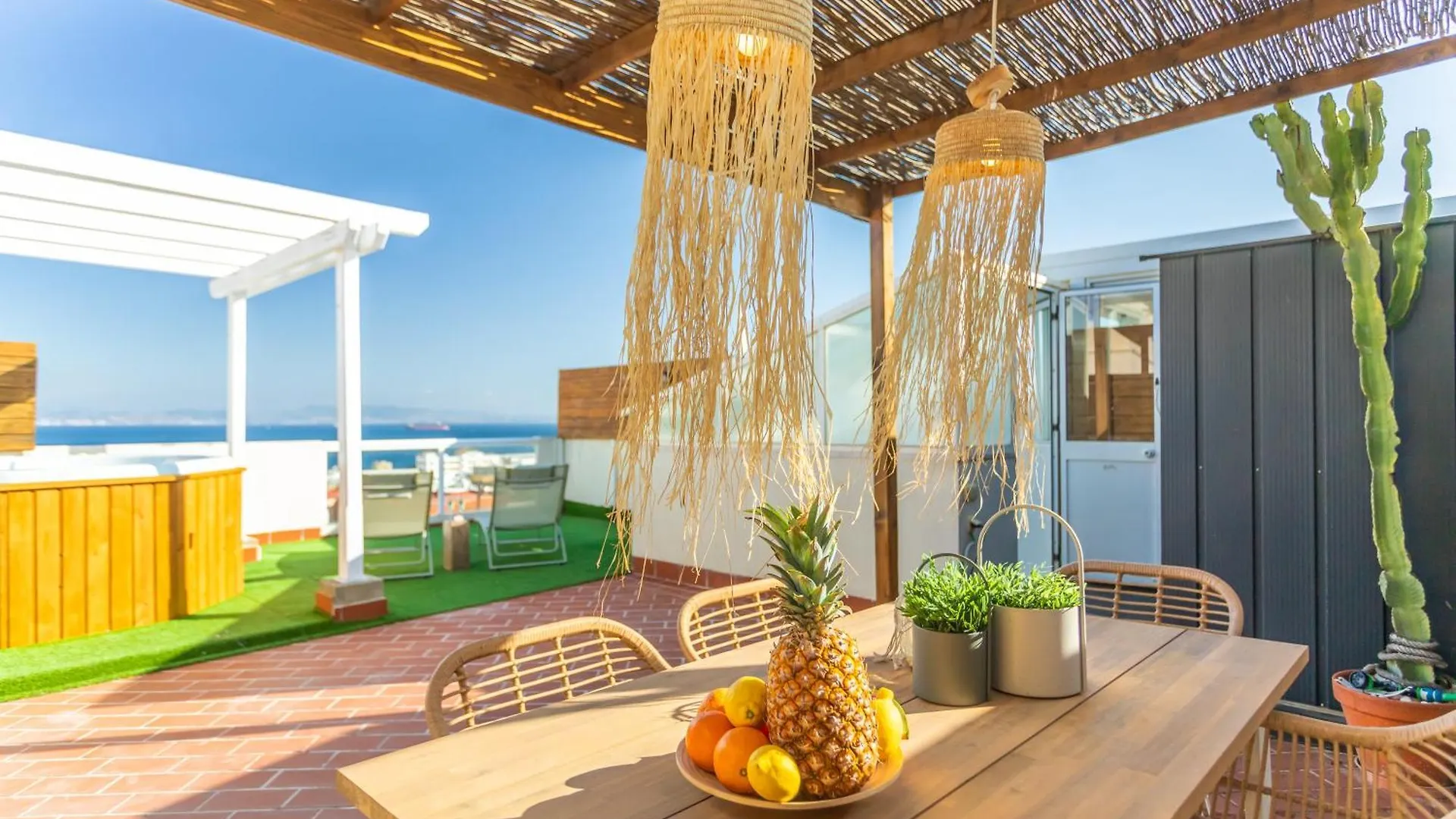 Terrace With Panoramic Views On Sea & Africa Apartment Tarifa