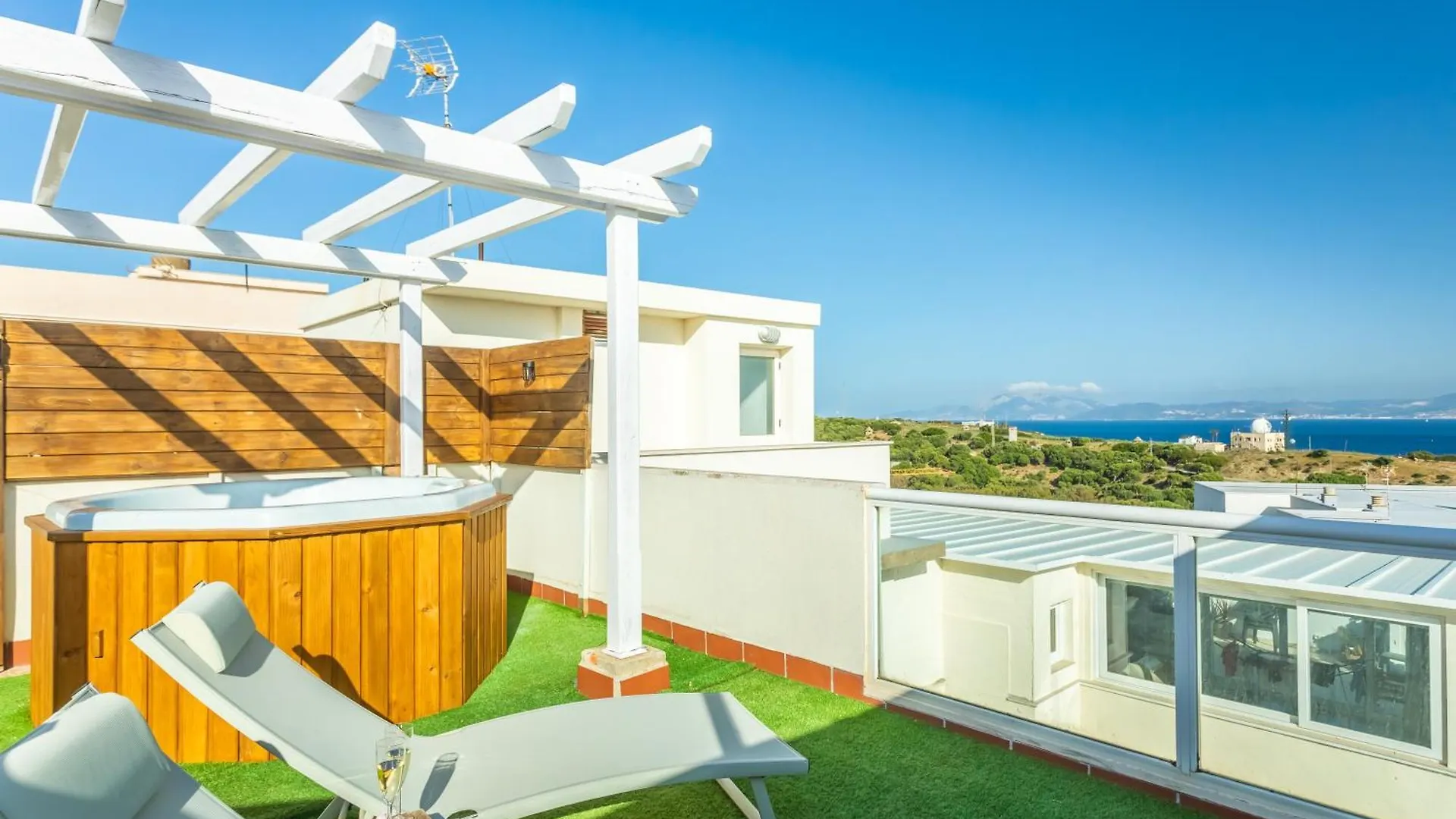 Terrace With Panoramic Views On Sea & Africa Apartment Tarifa